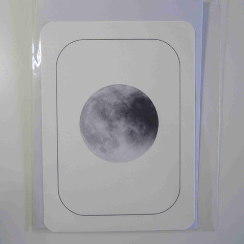 Carte postale photo pleine lune