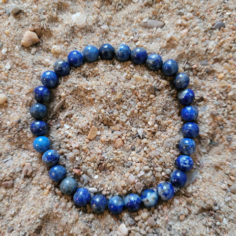 Lapis lazuli en bracelet