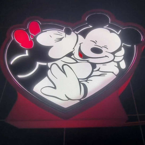 Lampe Mickey et Minnie