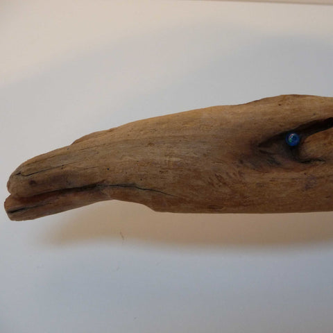 Le Serpent des Sables - Sculpture d'animal en bois flotté - Pièce unique sculptée à la main