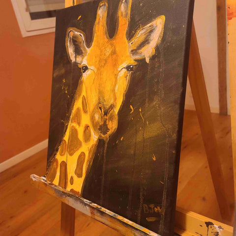 Tableau acrylique décoration Girafe